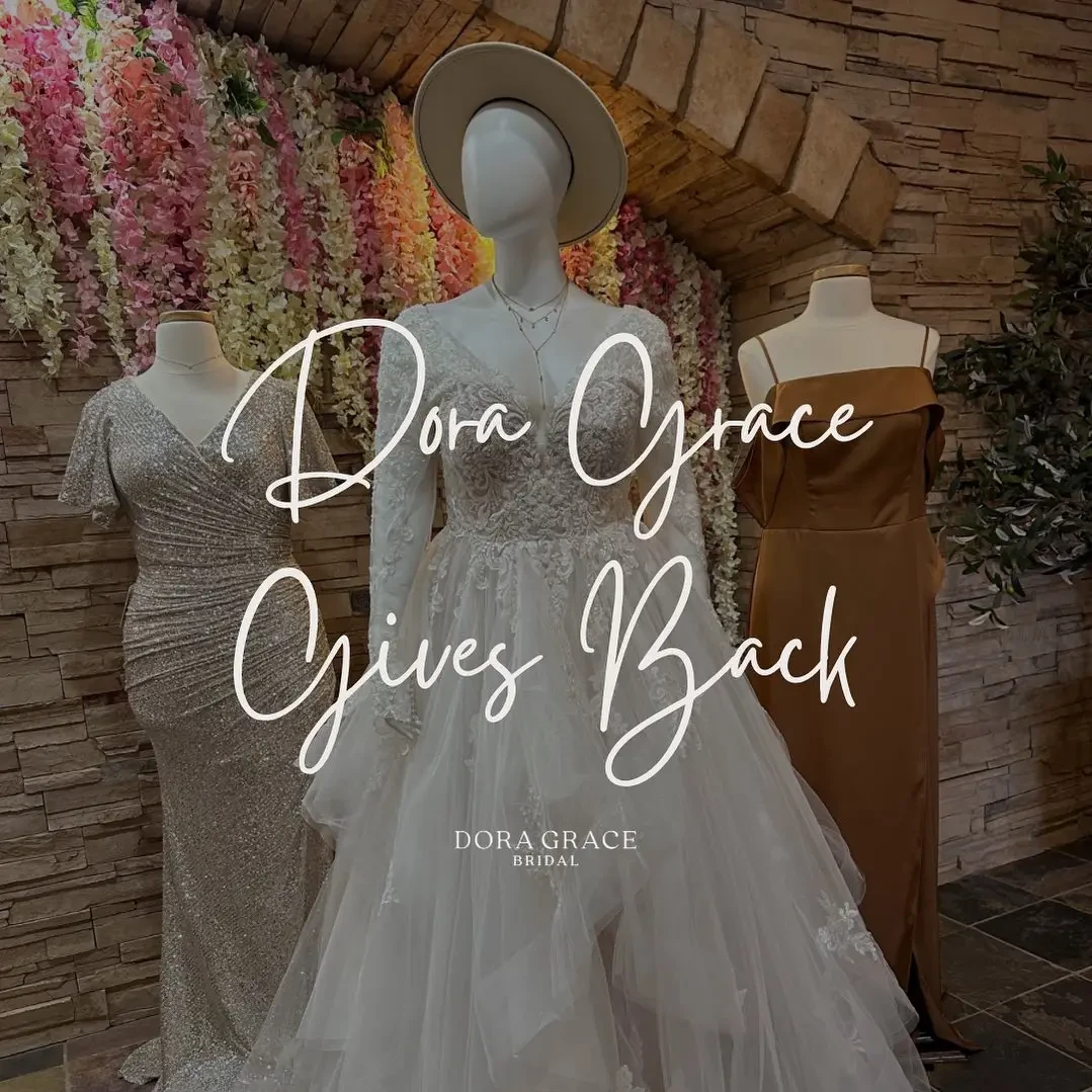 Spreading Love Beyond Lace: Dora Grace Bridal&#39;s Year of Giving Back in 2023. Desktop Image