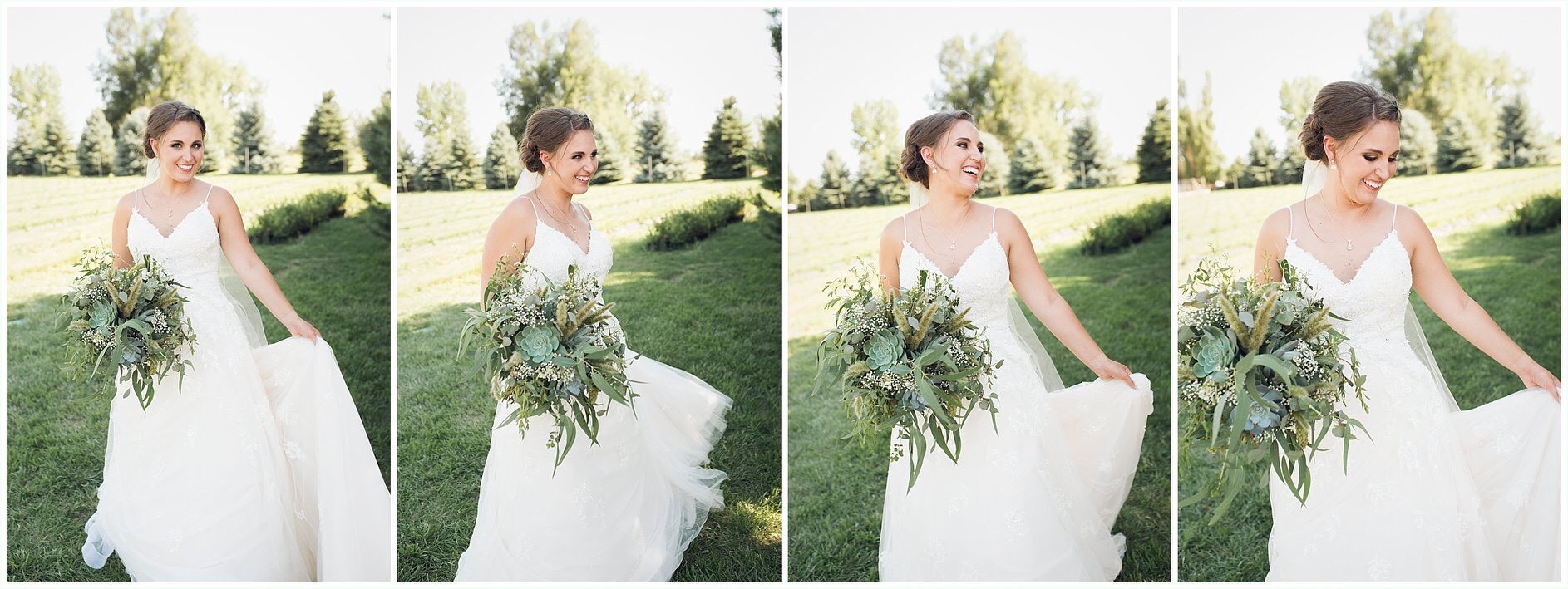 Alexandria Real Dora Grace Bride