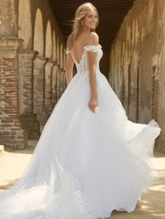 Maggie Sottero Style #Harlem-22MT513A02 #0 default Ivory over Misty Mauve (gown with Natural Illusion) thumbnail