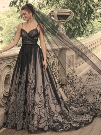 Maggie Sottero Style #Watson-23MC047 #0 default Black over Nude thumbnail