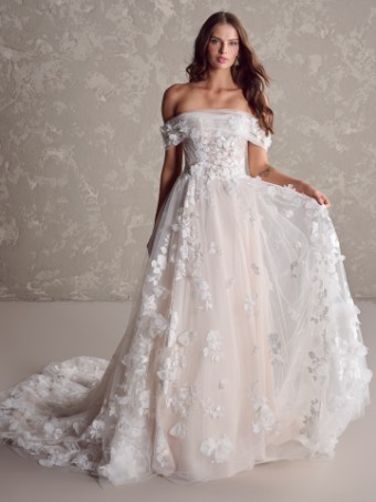 Maggie Sottero Style #Laila (24MS223A01)- Maggie Sottero #0 default All Ivory (gown with Ivory Illusion) Ivory over Soft Blush (gown with Natural Illusion) thumbnail