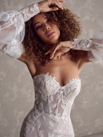 Maggie Sottero Style #Fairchild (24MB211) - Maggie Sottero #0 default All Ivory (gown with Ivory Illusion) thumbnail
