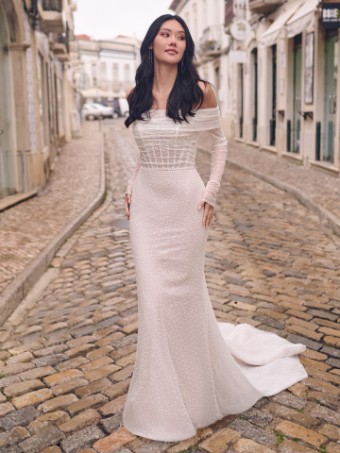 Maggie Sottero Style #Drew (23MB724A01) #0 default Ivory (gown with Ivory Illusion) thumbnail