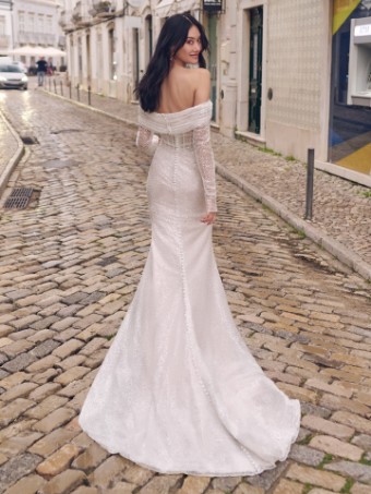 Maggie Sottero Style #Drew (23MB724A01) #2 Ivory (gown with Ivory Illusion) thumbnail