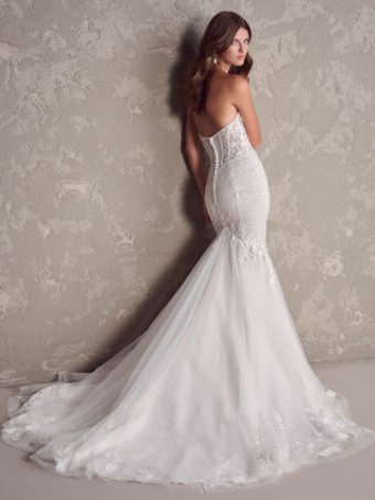 Maggie Sottero Style #Lisbon (unlined)- Maggie Sottero #3 Ivory over Misty Mauve thumbnail