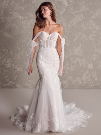 Maggie Sottero Style #Lisbon (unlined)- Maggie Sottero #0 default Ivory over Misty Mauve thumbnail