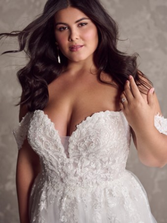 Maggie Sottero Style #Marguerite (glitter tulle)- Maggie Sottero #4 default All Ivory (gown with Ivory Illusion) thumbnail