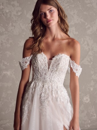 Maggie Sottero Style #Marguerite (glitter tulle)- Maggie Sottero #2 All Ivory (gown with Ivory Illusion) thumbnail