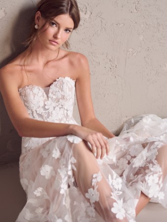Maggie Sottero Style #Demetria (unlined)- Maggie Sottero #0 default Ivory/Blush thumbnail