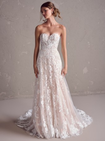 Maggie Sottero Style #Demetria (unlined)- Maggie Sottero #1 Ivory/Blush thumbnail