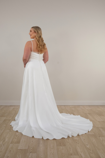 Stella York Style #7915-Stella York #4 default (IV-PL) Ivory Gown w Porcelain Tulle Illusion thumbnail