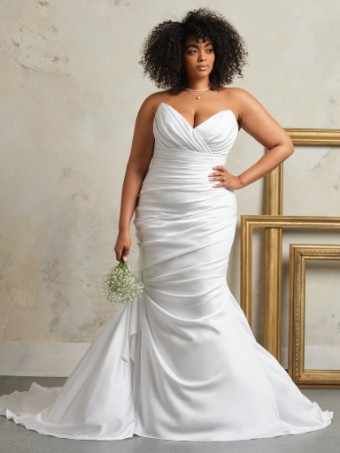 Maggie Sottero Style #Vonae (lace up)-Maggie Sottero #0 default All Ivory (only color option) thumbnail