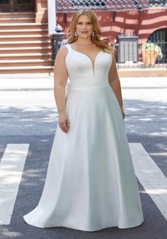 Morilee Style #3374 (Harlow)-SP23 #0 default Ivory/Porcelain thumbnail