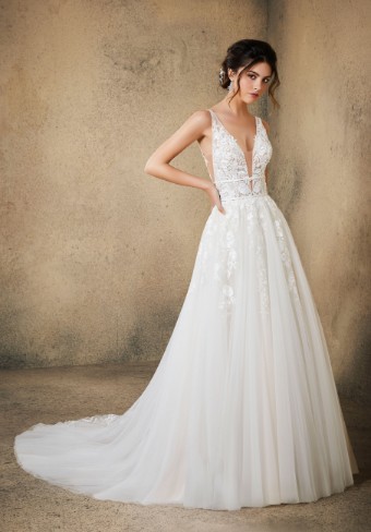 Morilee Style #5763 (Rosa)- Mori Lee #0 default Ivory/Champagne Smoky Lavender thumbnail