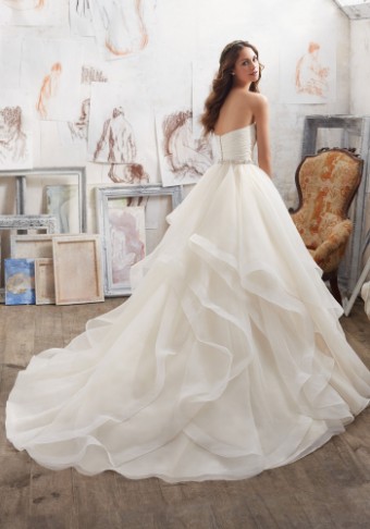 Morilee Style #5504 (Marissa)- Mori Lee #3 Ivory/Light Gold thumbnail