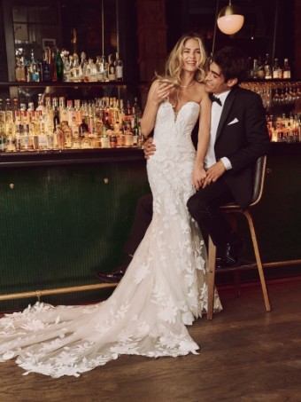 Maggie Sottero Style #Bridget (24MS731A02)- Maggie Sottero #0 default Ivory over Soft Blush (gown with Natural Illusion) thumbnail