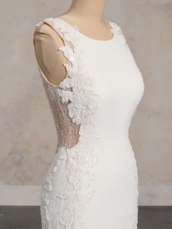 Maggie Sottero Style #Navi (24MC795B01)- Maggie Sottero #1 Ivory (gown with Natural Illusion) thumbnail