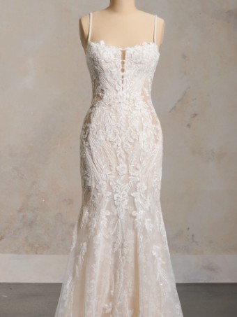 Maggie Sottero Style #Admina (lined)-Maggie Sottero #3 All Ivory (gown with Ivory Illusion) thumbnail