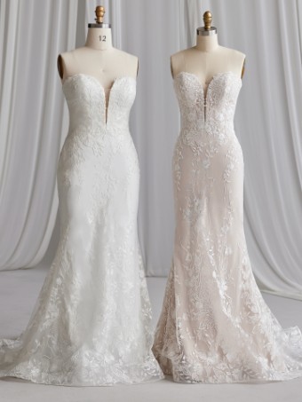 Rebecca Ingram Style #Nelly- Rebecca Ingram #5 default Ivory over Nude (gown with Natural Illusion) thumbnail