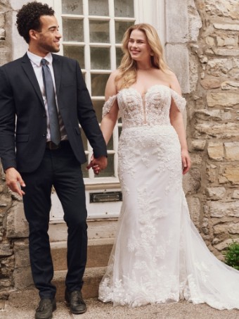 Rebecca Ingram Style #TEGAN (25RK291A01 - Unlined bodice) #0 default All Ivory thumbnail