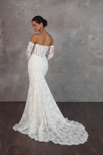Essense of Australia Style #D4287 #1 (IV-IVR) Ivory Lace and Tulle over Ivory Gown thumbnail