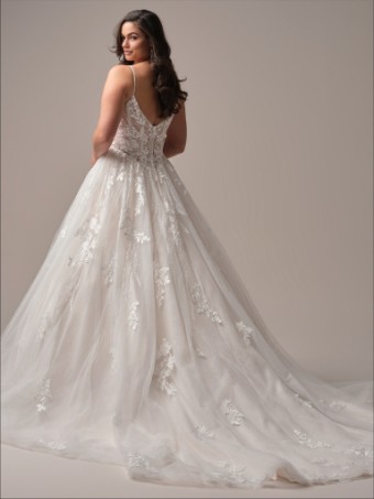 Maggie Sottero Style #LIBERTY-Maggie Sottero #1 Ivory over Blush (gown with Ivory Illusion) thumbnail