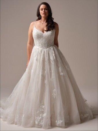 Maggie Sottero Style #LIBERTY-Maggie Sottero #0 default Ivory over Blush (gown with Ivory Illusion) thumbnail