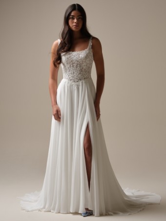 Rebecca Ingram Style #CORY-Rebecca Ingram #0 default All Ivory (gown with Ivory Illusion) thumbnail