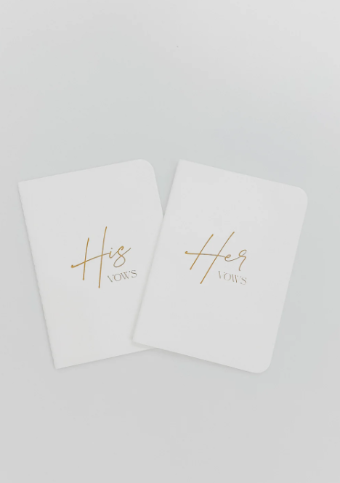 Heirloom Bridal Company Style #Vow Book Set-Heirloom #0 default White/Black thumbnail