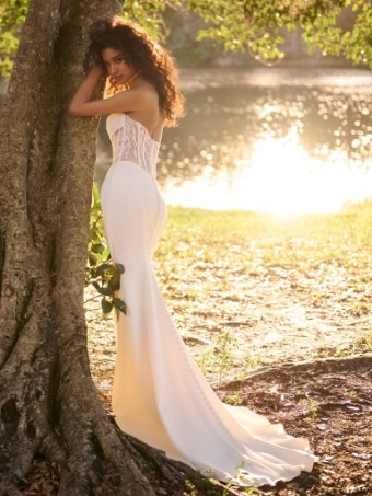 Rebecca Ingram Style #BREE-Rebecca Ingram #3 All Ivory (gown with Ivory Illusion) thumbnail