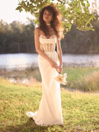 Rebecca Ingram Style #BREE-Rebecca Ingram #0 default All Ivory (gown with Ivory Illusion) thumbnail