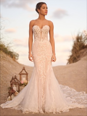 Maggie Sottero Style #Benjie Royale- Maggie Sottero #0 default Ivory over Blush (gown with Light Nude Illusion) thumbnail