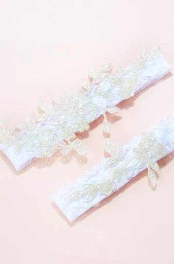 Heirloom Bridal Company Style #Ida Garter- Heirlom #0 default White (only color option) thumbnail