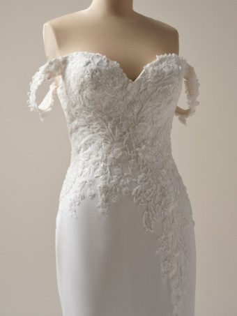 Rebecca Ingram Style #ADELINE (25RK278A01) #3 default Ivory (gown with Natural Illusion) thumbnail