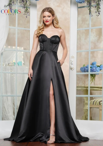 Colors Dress Style #3434- Colors #1 Black thumbnail