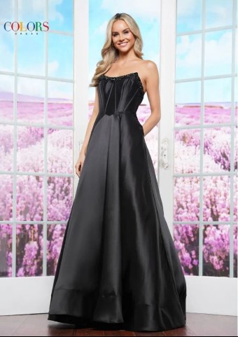 Colors Dress Style #3478- Colors #1 Black thumbnail