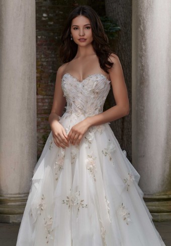 Morilee Style #4151 (Petal)- Morilee #1 Ivory/Prosecco/Honey/Champagne Multi thumbnail