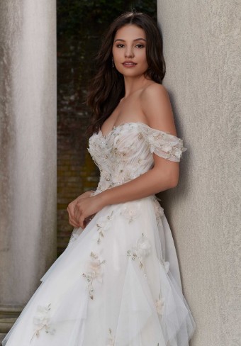 Morilee Style #4151 (Petal)- Morilee #3 Ivory/Prosecco/Honey/Champagne Multi thumbnail