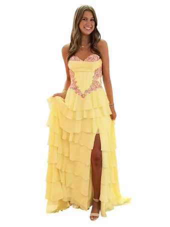 Dave & Johnny Style #12966-DJ #0 default Yellow thumbnail