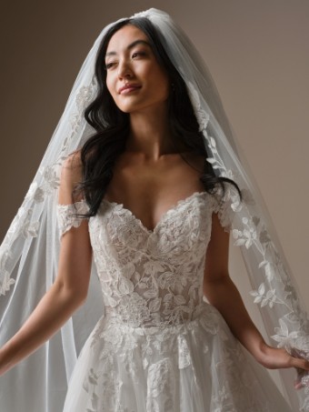 Maggie Sottero Style #Verina- Maggie Sottero #1 All Ivory (gown with Ivory Illusion) thumbnail