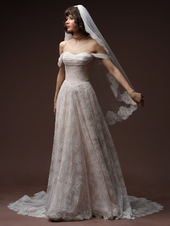 Maggie Sottero Style #MAELLE (F6MB210A01) #1 Ivory Over Blush thumbnail