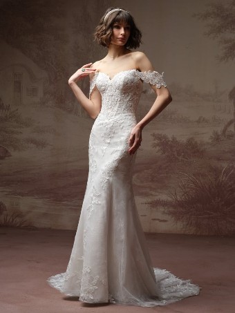 Maggie Sottero Style #BRANDY (F6RS117B01 - Lined front bodice) #1 All Ivory (gown with Ivory Illusion) thumbnail