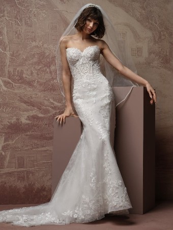 Maggie Sottero Style #BRANDY (F6RS117B01 - Lined front bodice) #0 default All Ivory (gown with Ivory Illusion) thumbnail
