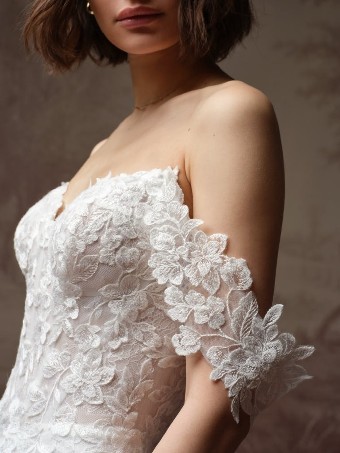 Maggie Sottero Style #BRANDY (F6RS117B01 - Lined front bodice) #3 All Ivory (gown with Ivory Illusion) thumbnail