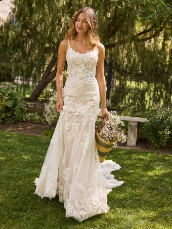 Rebecca Ingram Style #Eden- Rebecca Ingram 26RK429A01 #0 default Ivory over Blush (gown with Ivory Illusion) thumbnail