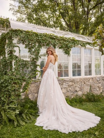 Rebecca Ingram Style #Esmeralda- Rebecca Ingram 26RK478A02 #1 All Ivory (gown with Ivory Illusion) thumbnail