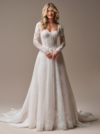 Rebecca Ingram Style #Esmeralda- Rebecca Ingram 26RK478A02 #3 default All Ivory (gown with Ivory Illusion) thumbnail