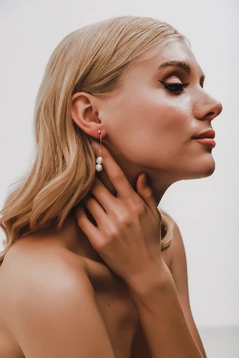 Heirloom Bridal Company Style #Elena Earrings- Heirloom E062 #0 default Gold thumbnail