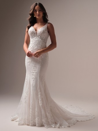 Maggie Sottero Style #ELOISE (25MK851A01 - Unlined Bodice, Chantilly lace) TRUNK SHOW #0 default Ivory thumbnail