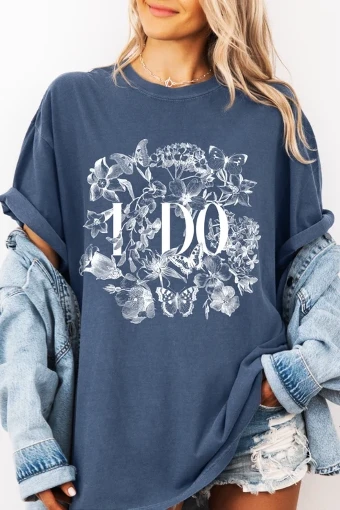 Heirloom Bridal Company Style #I Do T-Shirt #0 default Midnight Blue thumbnail